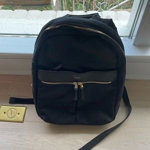 Knomo black backpack; women’s